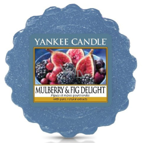 Yankee Candle Mulberry & Fig Delight - Lahodné moruše a fíky vonný vosk do aromalampy 22 g