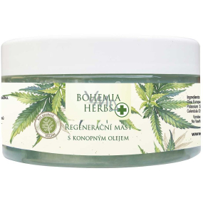 Bohemia Gifts Cannabis Konopný olej regenerační mast pro suchou a popraskanou pokožku 100 ml