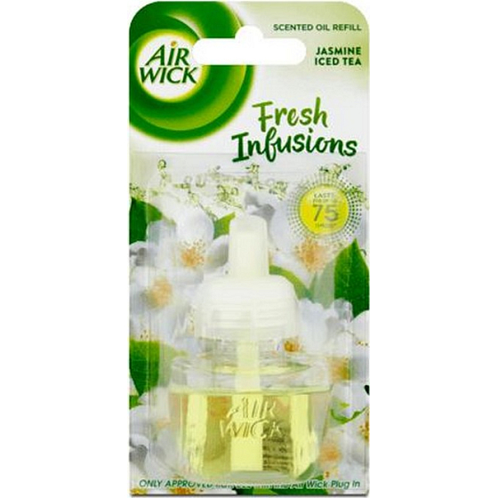 Air Wick Fresh Infusions Jasmine Iced Tea - Vůně jasmínového ledového čaje elektrický osvěžovač náhradní náplň 19 ml