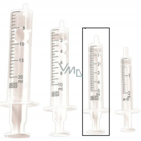 BD Discardit 2 dílná Injekční stříkačka 5 ml 1 kus