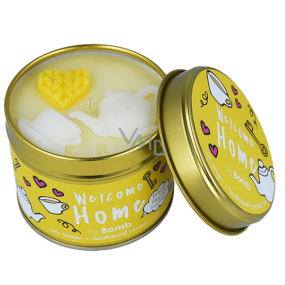Bomb Cosmetics Vítej doma - Welcome Home Vonná přírodní, ručně vyrobena svíčka v plechové dóze hoří až 35 hodin