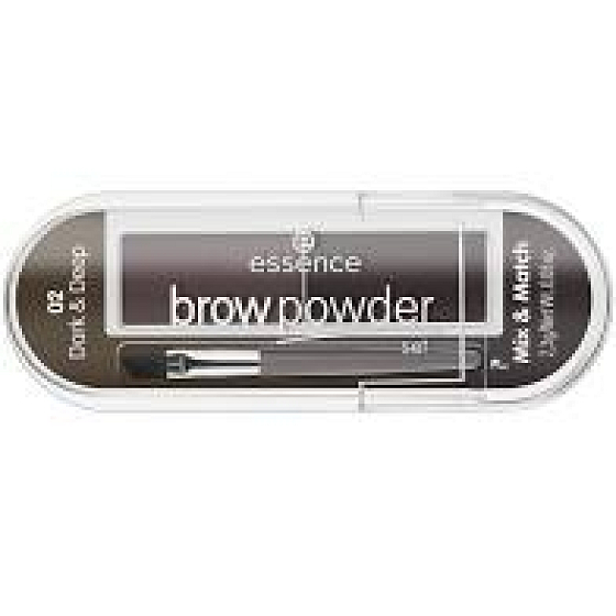 Essence Set pro úpravu obočí 02 dark & deep 2,3 g