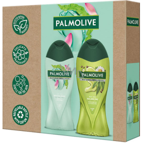 Palmolive Natural Wellness Revitalising sprchový gel 500 ml + Natural Wellness Balancing sprchový gel 500 ml, kosmetická sada
