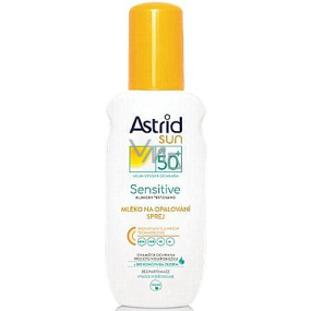 Astrid Sun Sensitive OF50+ mléko na opalování sprej 150 ml