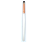 Kosmetický štětec na oční stíny kulatý zkosený Rosegold 17 cm