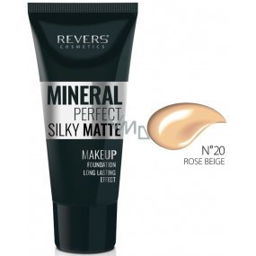 Revers Mineral Perfect Silky Matte hydratační a matující make-up 20 Rose Beige 30 ml