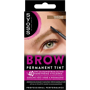Syoss Brow Tint permanentní barva na obočí Tmavá blond 17ml Syoss Brow Tint permanentní barva na obočí Tmavá blond 17ml