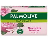 Palmolive Naturals Nourishing Sensation Milk & Rose tuhé toaletní mýdlo 90 g