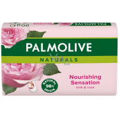 Palmolive Naturals Nourishing Sensation Milk & Rose tuhé toaletní mýdlo 90 g