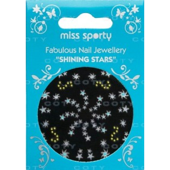 Miss Sporty Shining Star Ozdoby na nehty 32 kusů