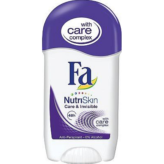 Fa NutriSkin Care & Invisible antiperspirant deodorant stick pro ženy 50 ml