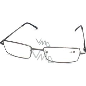 Berkeley Čtecí dioptrické brýle tmavé hranaté +2 CB01 1 kus