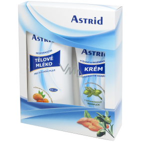 Astrid Tělové mléko 400 ml + výživný a regenerační krém 100 ml, kosmetická sada