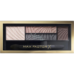 Max Factor Smokey Eye Drama Kit 2v1 oční stíny a pudr na obočí 02 Lavish Onyx 1,8 g