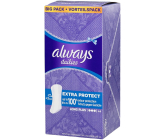 Always Dailies Extra Protect Long Plus s jemnou vůní slipové intimní vložky 44 kusů