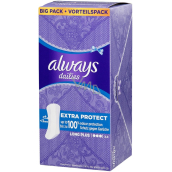 Always Dailies Extra Protect Long Plus s jemnou vůní slipové intimní vložky 44 kusů