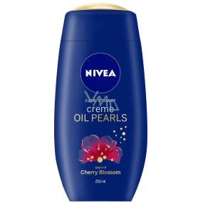 Nivea Creme Oil Pearls Cherry Blossom pečující sprchový gel 250 ml