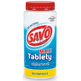 Savo Maxi Chlorové tablety do bazénu dezinfekce 1,4 kg