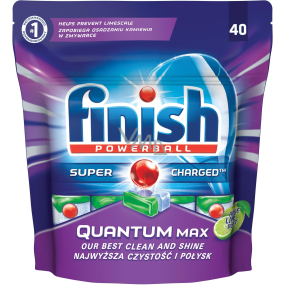 Finish Quantum Max Apple & Lime tablety do myčky 40 kusů