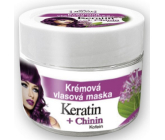 Bione Cosmetics Keratin & Chinin krémová vlasová maska 260 ml