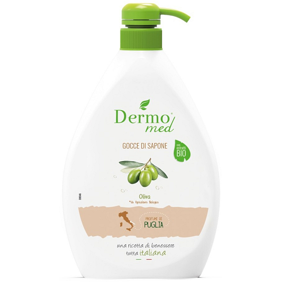 Dermomed Bio Oliva krémové tekuté mýdlo dávkovač 600 ml