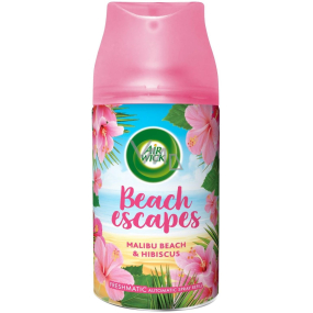 Air Wick Freshmatic Beach Escapes Malibu pláž a ibišek automatický osvěžovač náhradní náplň 250 ml