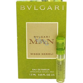 Bvlgari Man Wood Neroli parfémovaná voda 1,5 ml s rozprašovačem, vialka