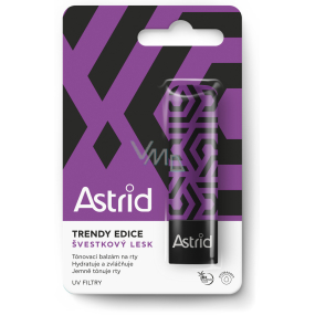 Astrid Trendy Edice Švestkový lesk tónovací balzám na rty 4,8 g