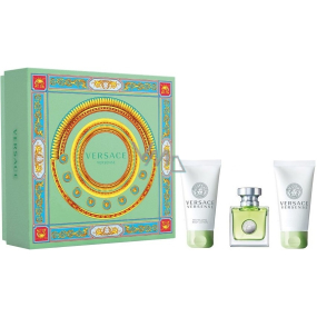 Versace Versense toaletní voda pro ženy 50 ml + tělové mléko 50 ml + sprchový gel 50 ml, dárková sada