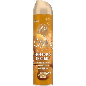 Glade Ginger Spice Oh So Nice s vůní perníkového koření a vanilky osvěžovač vzduchu sprej 300 ml