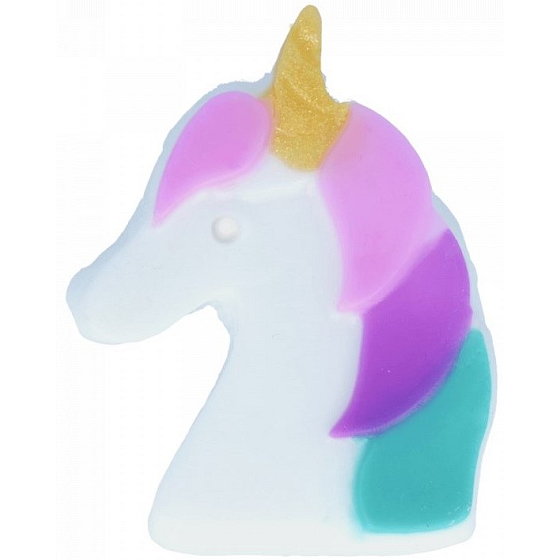 Bomb Cosmetics Jednorožec - Don't Stop Believing 3D Přírodní glycerinové mýdlo 120 g