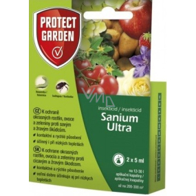 Protect Garden Sanium Ultra insekticidní přípravek k ochraně okrasných rostlin, ovoce a zeleniny 2 x 5 ml EV6300302723, 3/2026