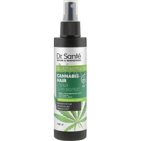 Dr. Santé Cannabis Hair vlasový sprej pro slabé a poškozené vlasy s konopným olejem 150 ml