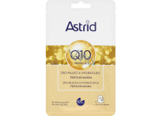 Astrid Q10 Miracle zpevňující a hydratující pleťová textilní maska 20 ml