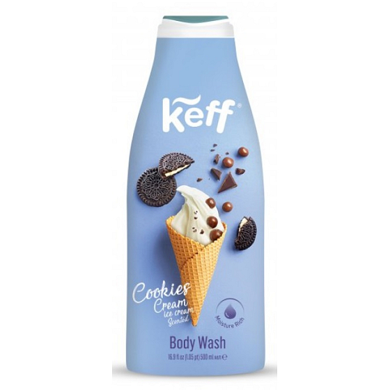 Keff Krémové sušenky mycí gel na tělo 500 ml