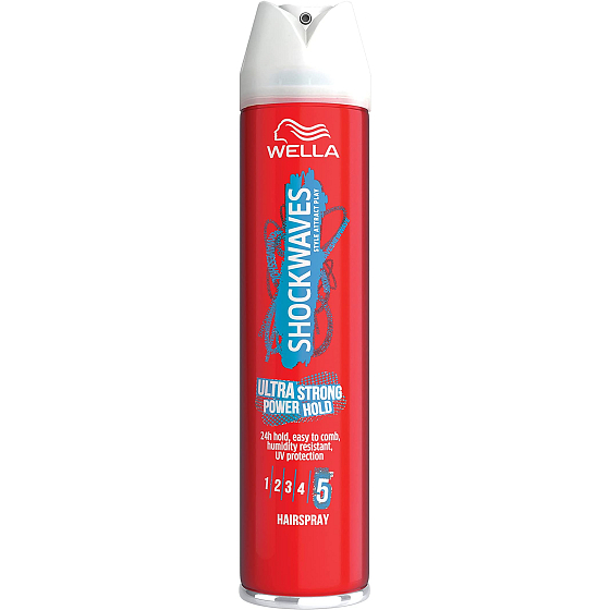 Wella Shockwaves Ultra Strong Power Hold velmi silně tužící lak na vlasy 250 ml