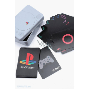 Epee Merch Playstation Sběratelské hrací karty v kovové krabičce 54 karet