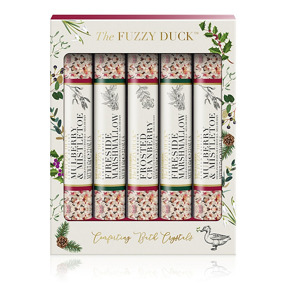 Baylis & Harding Zimní království sůl do koupele 5 x 65 g, kosmetická sada pro ženy