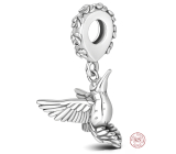 Charm Sterlingové stříbro 925 Okouzlující styl kolibříka, přívěsek na náramek zvíře