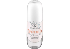 Essence French Manicure lak na nehty pro francouzskou manikúru 02 Rosé on Ice 8 ml