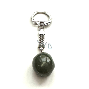 Vesuvianite Troml přívěsek klíčenka přírodní kámen, cca 10 cm 1 kus