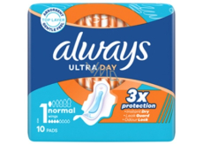 Always Ultra Day Normal hygienické vložky s křidélky 10 kusů