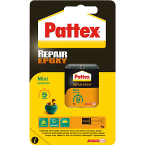 PATTEX Repair Epoxy mini dvousložkové epoxidové lepidlo, 6 ml