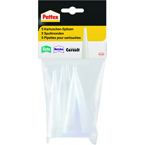 PATTEX Náhradní aplikační špičky na kartuše, 5 ks