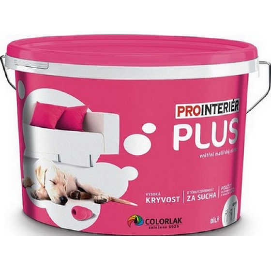 Colorlak Prointeriér Plus vnitřní malířský nátěr disperzní Bílá 5 kg
