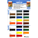 Colorlak Akrylcol Lesk V2046 vodouředitelná lesklá vrchní barva Černá 0,6 l