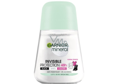 Garnier Mineral Invisible Black & White 48hkuličkový antiperspirant deodorant roll-on pro ženy 50 ml