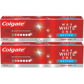 Colgate Max White One Active zubní pasta 2 x 75 ml, duopack