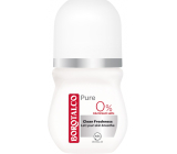 Borotalco Pure kuličkový antiperspirant deodorant roll-on unisex 50 ml