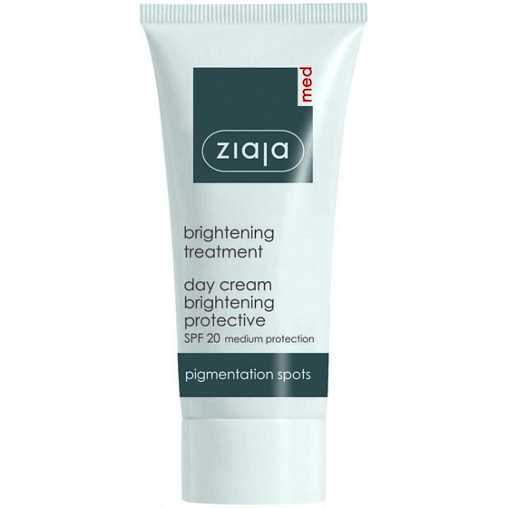 Ziaja Med Whitening Care rozjasňujcí ochranný denní krém, zesvětlující lokální péče proti pigmentovým skvrnám 50 ml